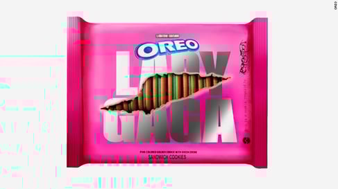Unique marketing idea: The packaging for the Lady Gaga Oreos is inspired by the singe's Chromatica album