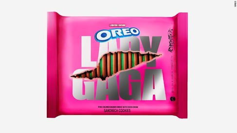Unique marketing idea: The packaging for the Lady Gaga Oreos is inspired by the singe's Chromatica album