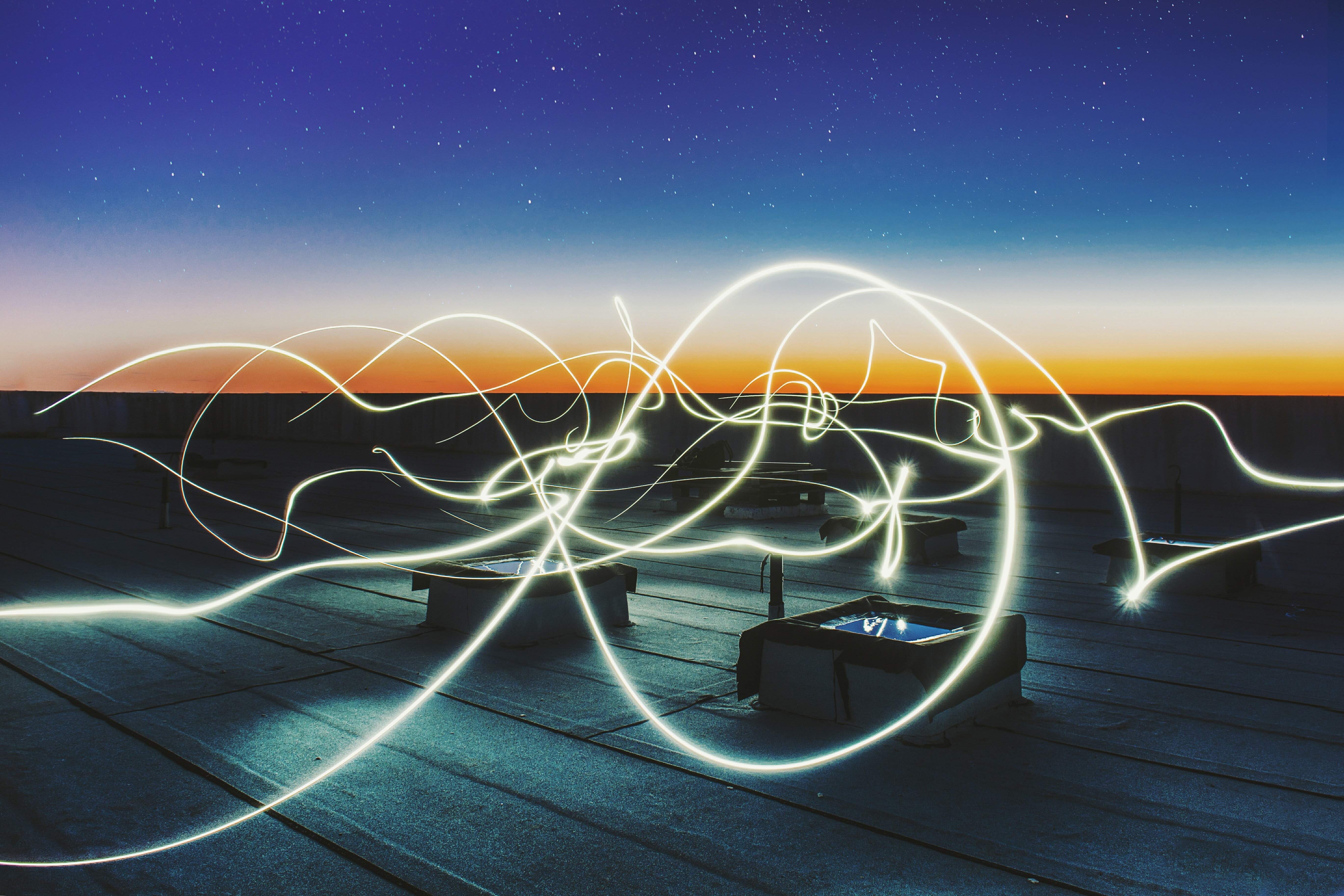 Uses of Helium blockchain and IoT keep devices connected — this image is a representation of the signals and data shared between devices through the airwaves