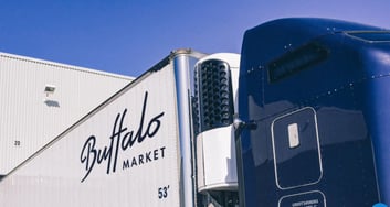 Buffalo Market truck with logo 