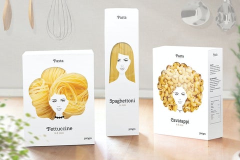 Good Hair Day Pasta packaging