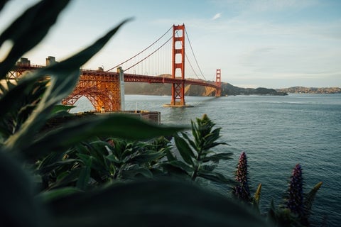 A view over the Golden Gate bridge