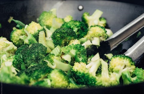 wok fried broccoli